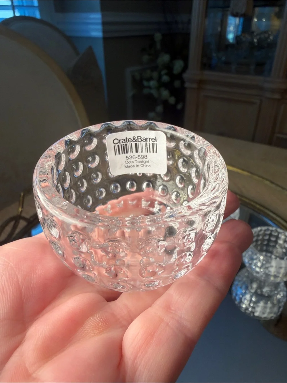 Crate&Barrel Dots Tealight Holder (5)